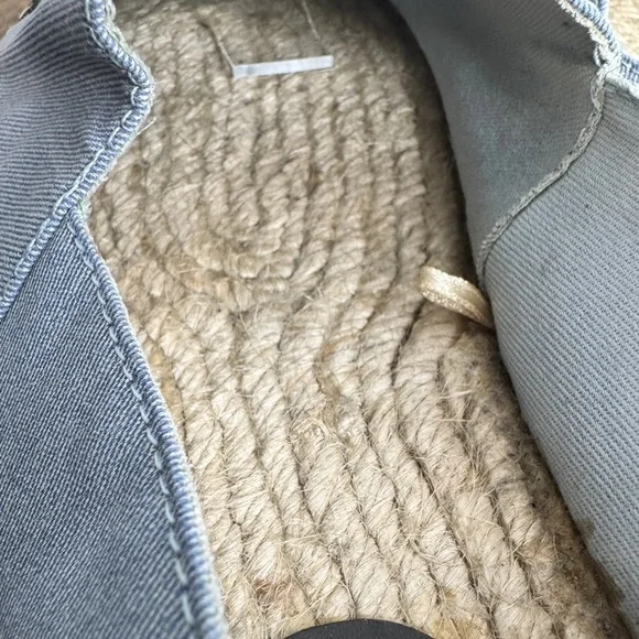 Zara Espadrille Flats Denim - Picture 7 of 9